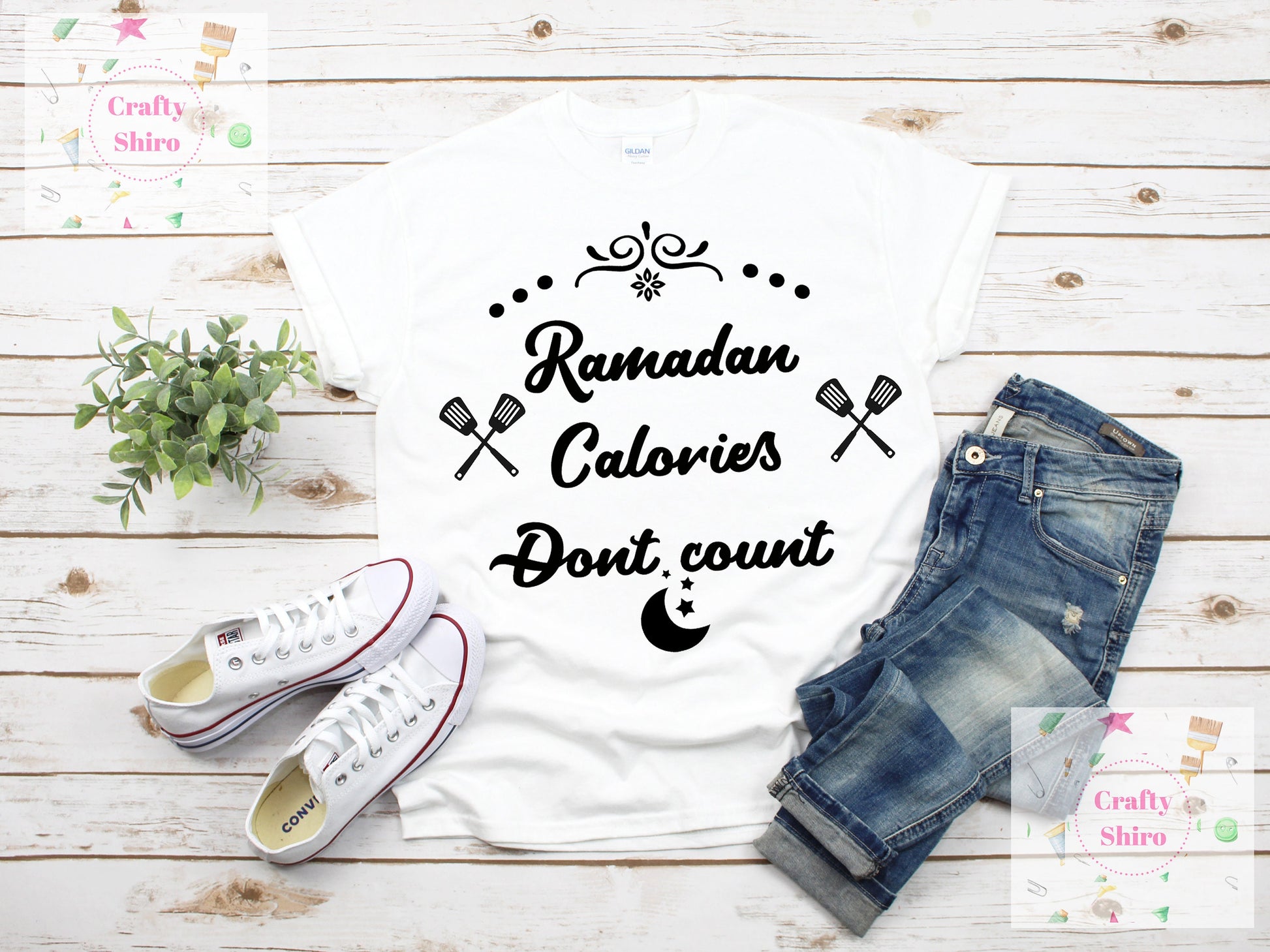 Ramadan Tshirt unisex Ramadan calories dont count tshirt for ramadan
