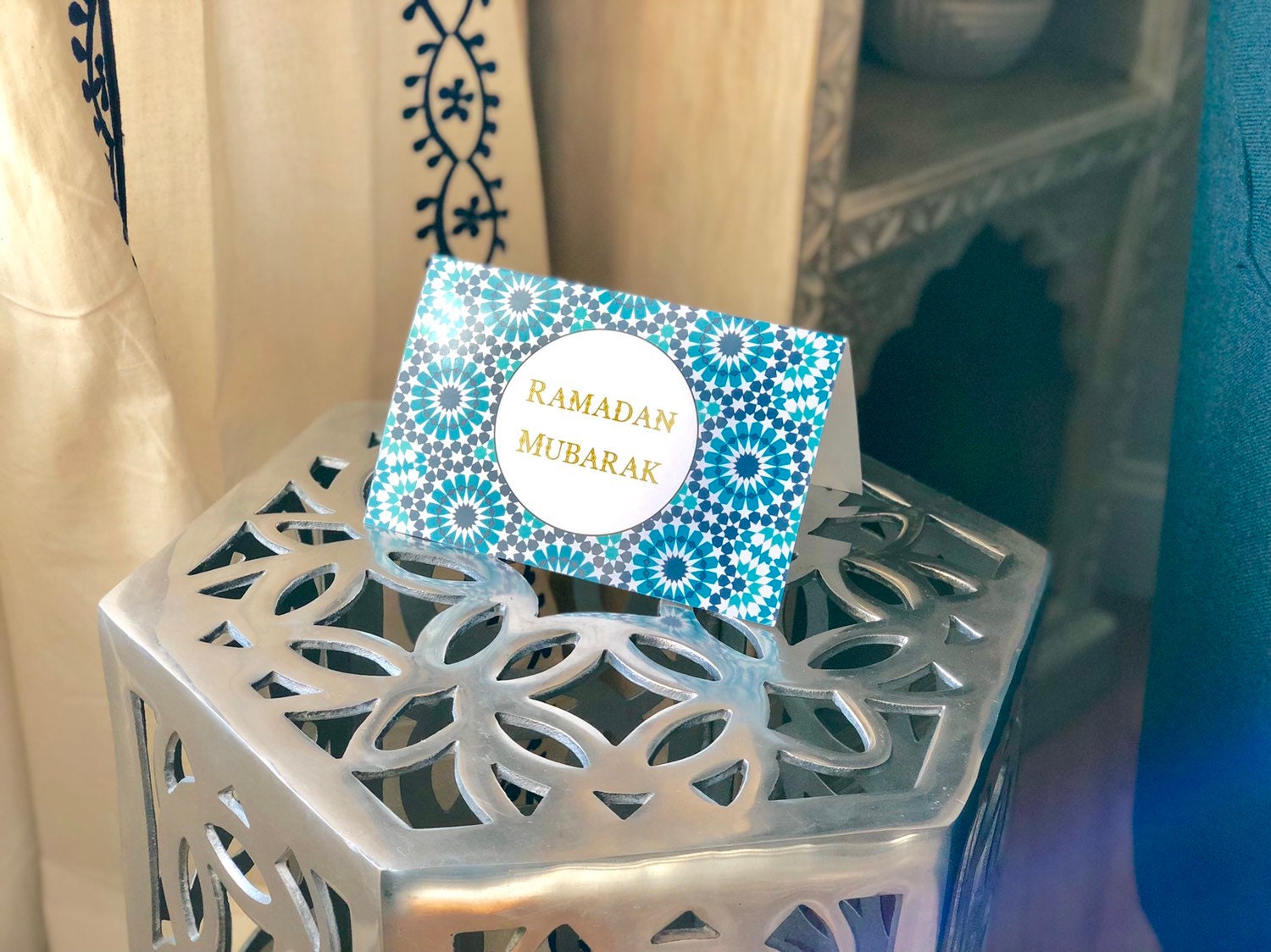 Ramadan Mubarak greeting card ramadan card