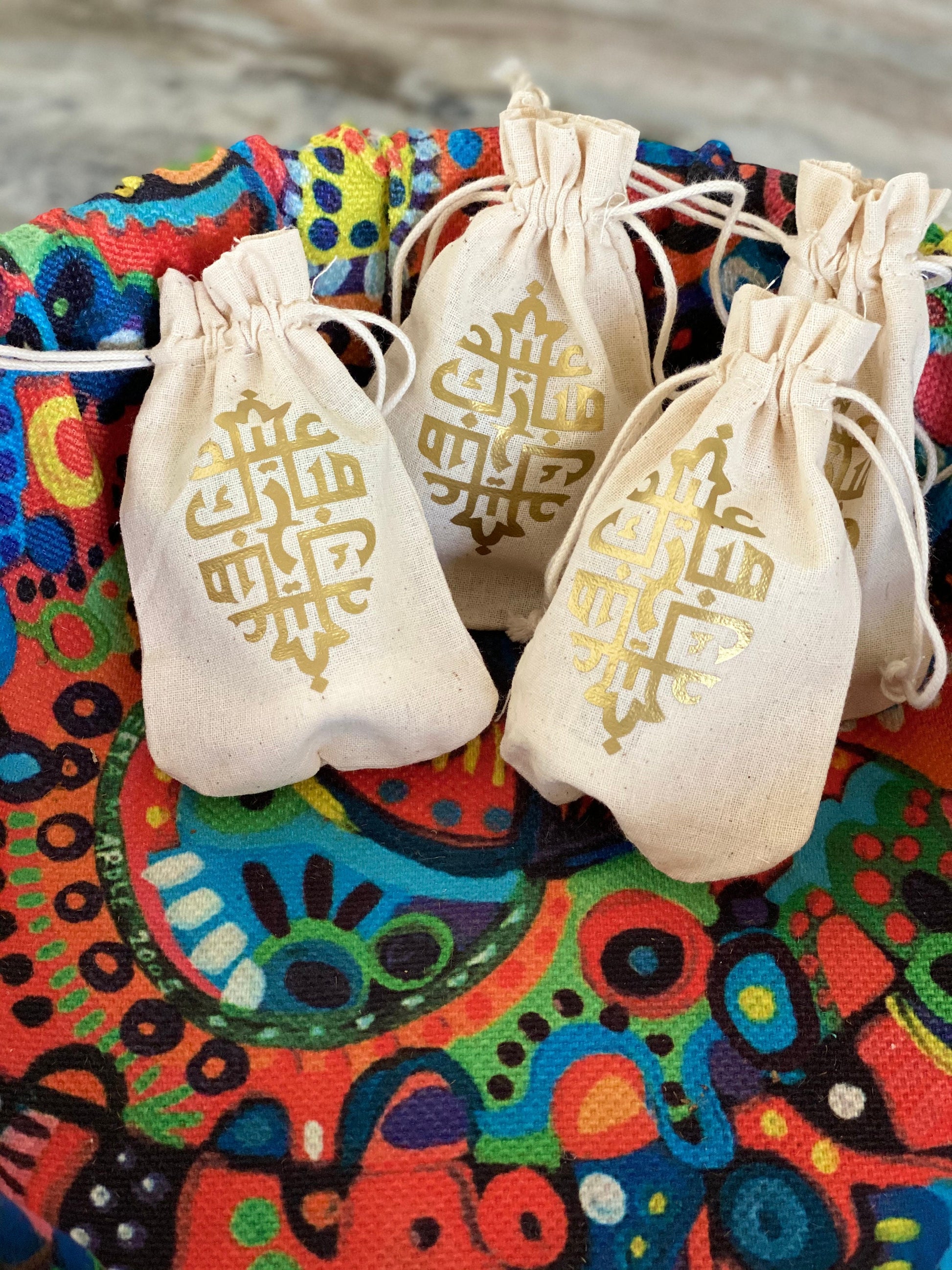 Eid Mubarak goodie bags - cotton goodie bags - eid gifts - eidi