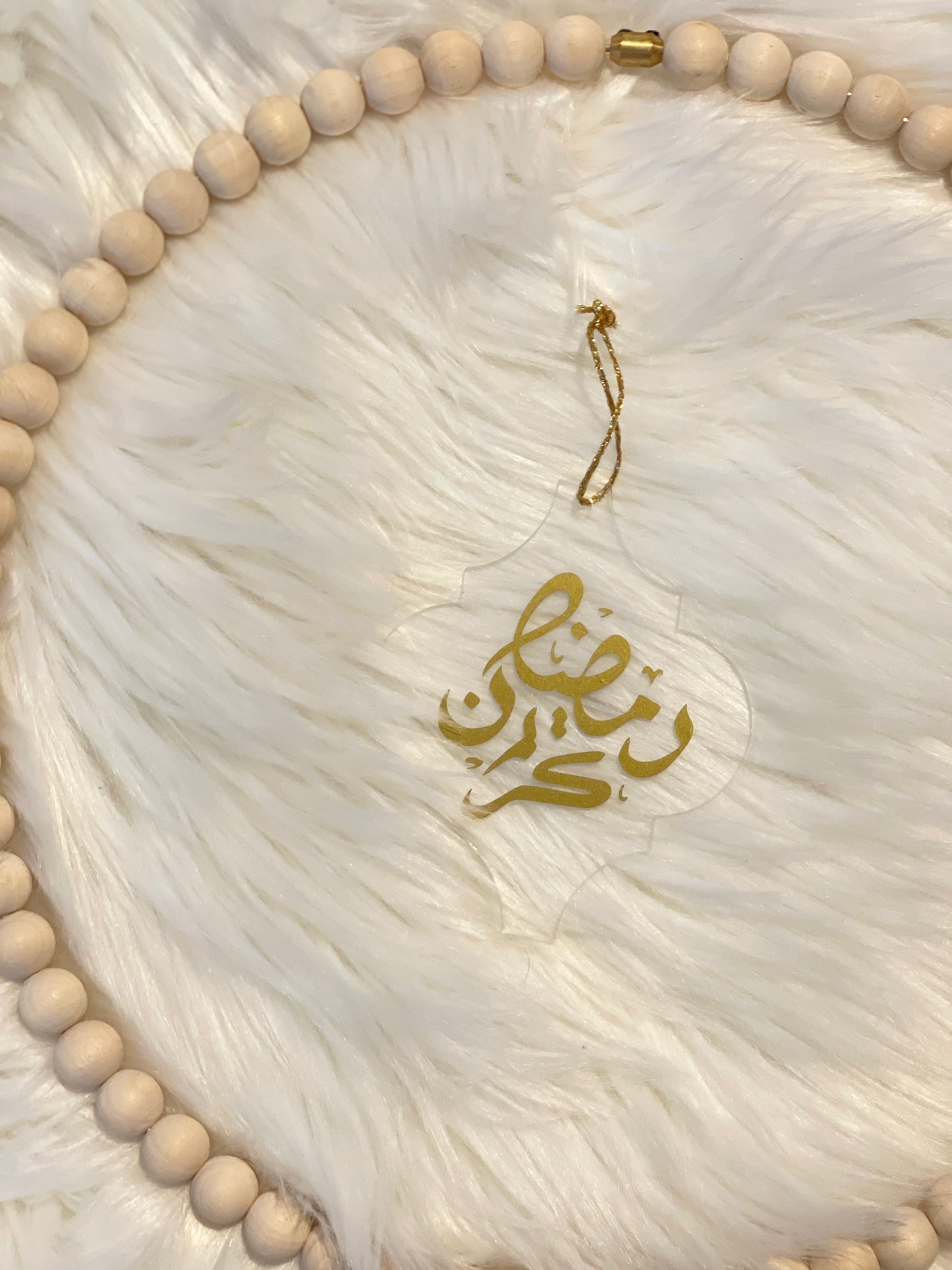 Ramadan Mubarak acrylic ornament Ramadan decoration Ramadan gift tag Arabesque acrylic