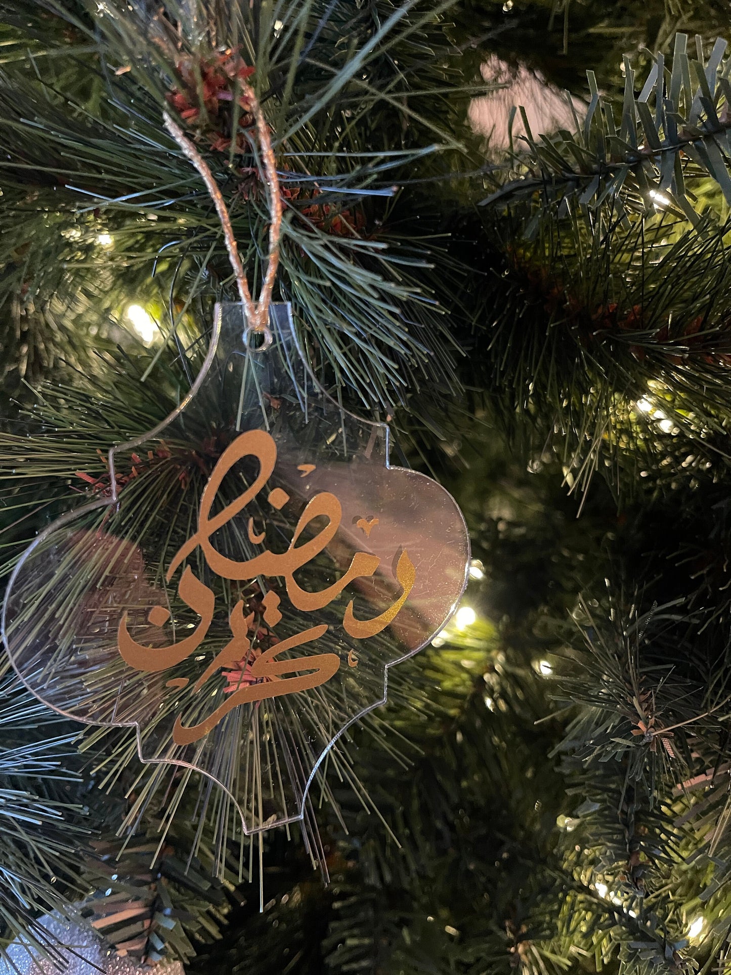 Ramadan Mubarak acrylic ornament Ramadan decoration Ramadan gift tag Arabesque acrylic