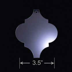 Ramadan Mubarak acrylic ornament Ramadan decoration Ramadan gift tag Arabesque acrylic