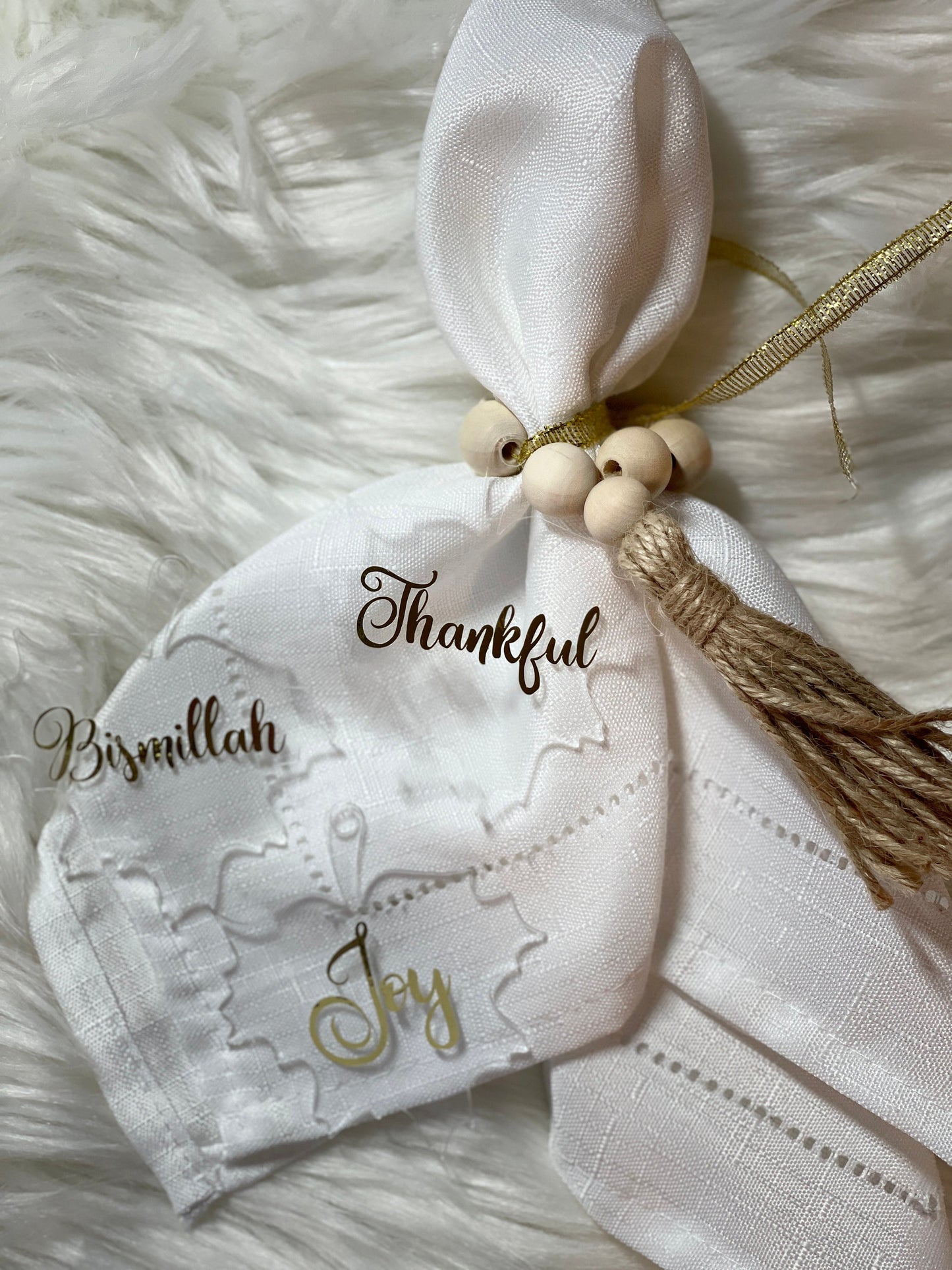 Acrylic Bismillah ornaments, Acrylic name tags for ramadan, ramadan Clear Acrylic Ornaments Leaf Acrylic Tag Acrylic
