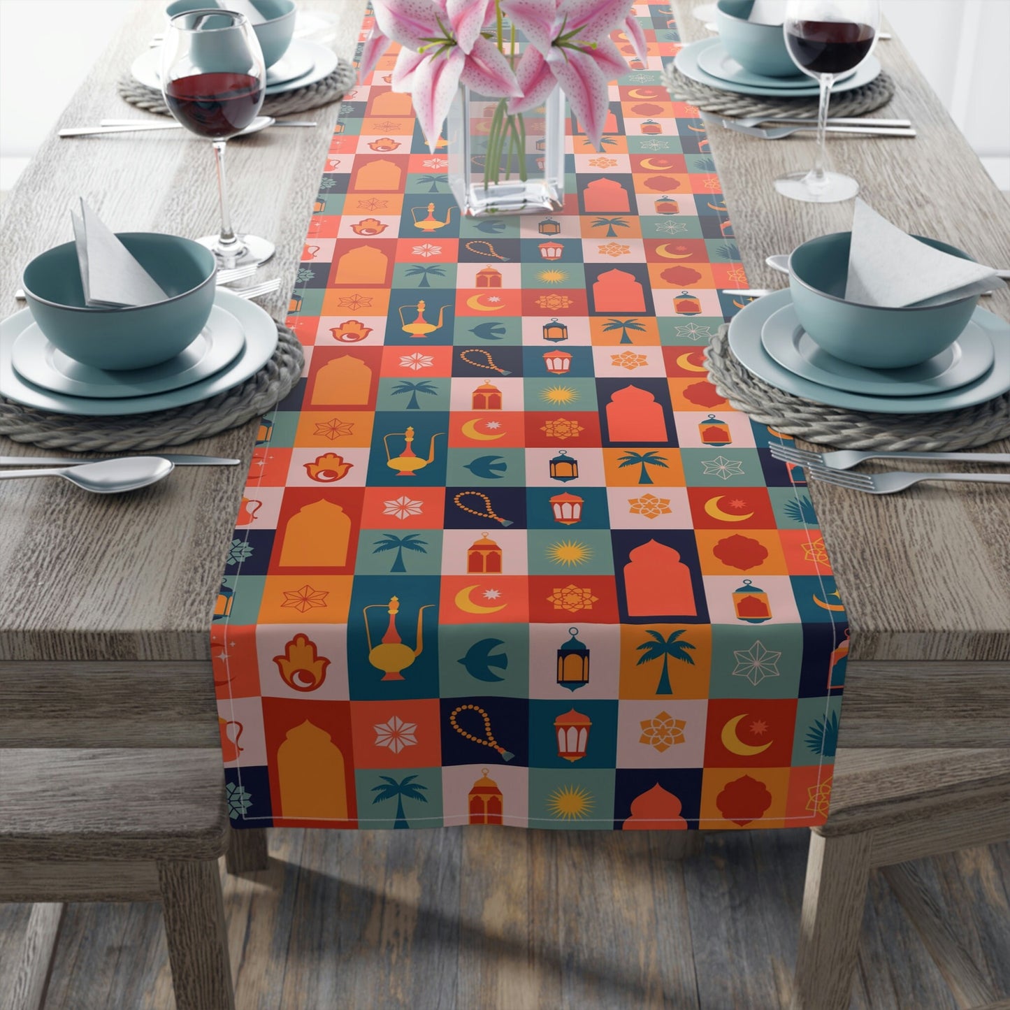 Ramadan Table Runner, Ramadan decor, Ramadan decoration