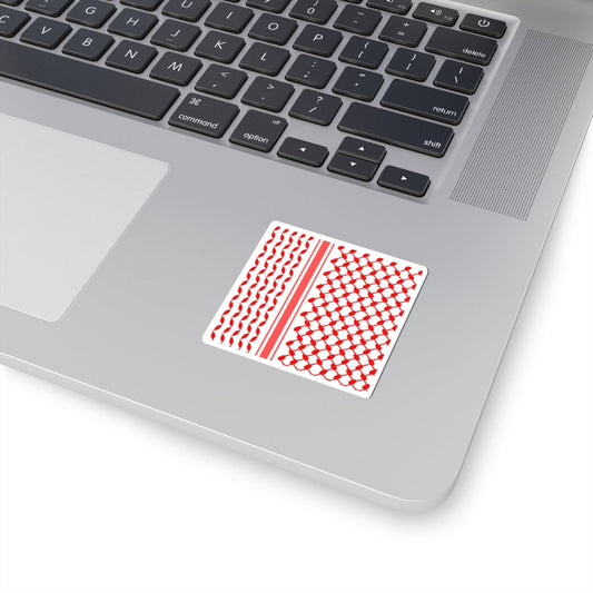 Palestinian Keffiyeh Stickers: Unique Palestine Decals, Cultural & Traditional Art, Perfect for Laptops