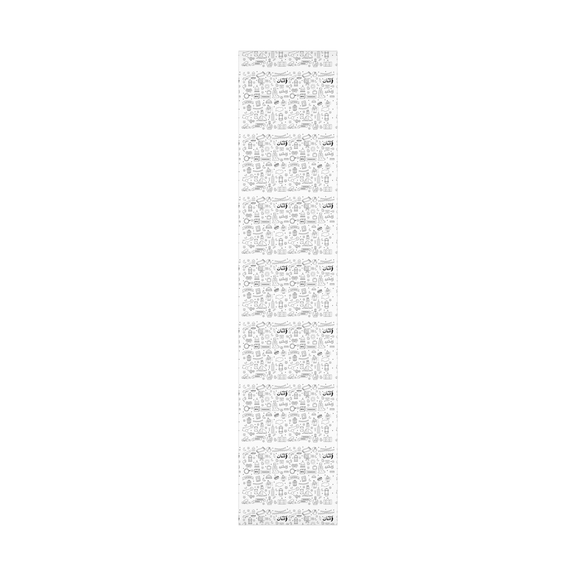 Color your own Ramadan table cover, Giant coloring table runner for kids, coloring poster for Ramadan, Ramadan Decoration Kids Activity
