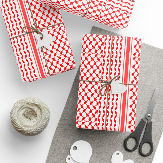 Gift Wrapping Papers, Palestinian Print Gift Wrap Paper, Unique Wrapping Sheets, Holiday Gift Wrap, Birthday Present Wrap, Decorative Gift