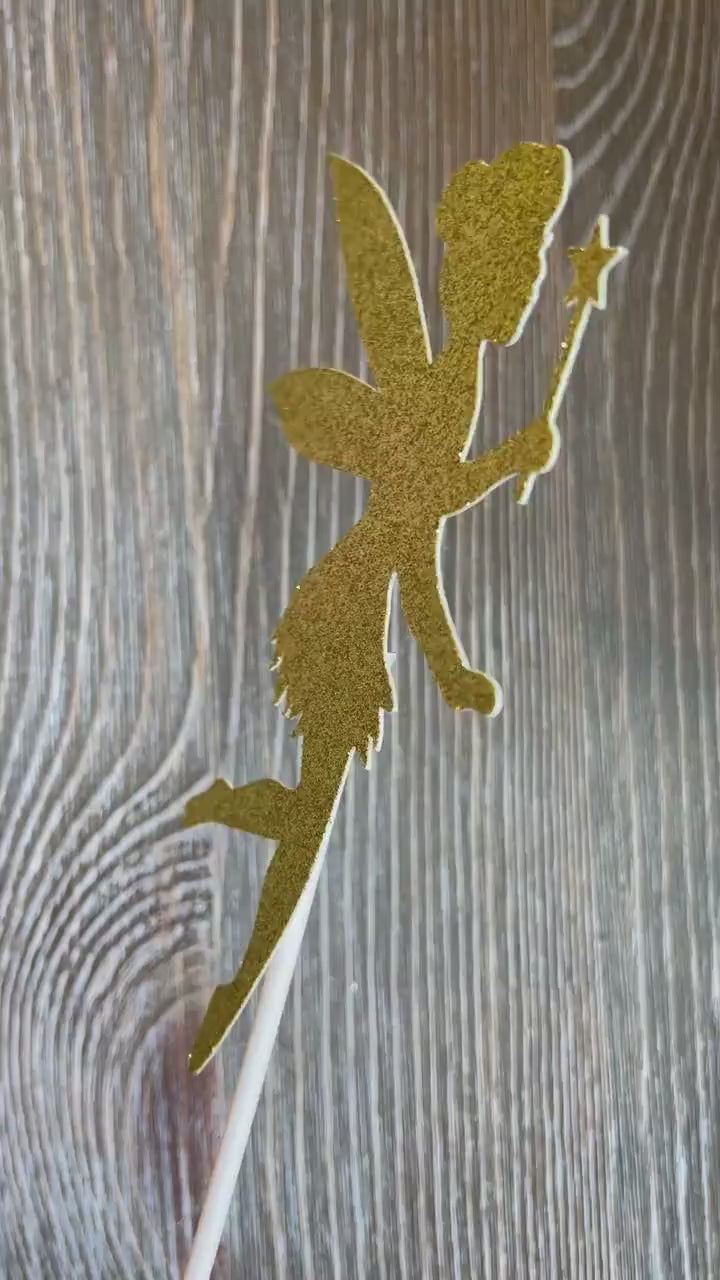 Fairy cake topper, fairy cake topper, girl birthday topper, girl birthday party, fairy birthday party